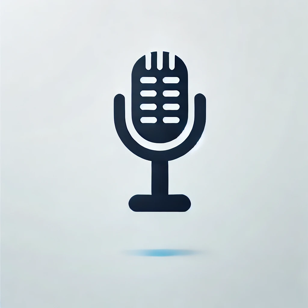 An icon of a microphone.